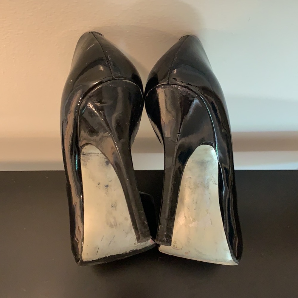 Jessica Simpson Patent Platform Open Toe Pump - Picture 6 of 8